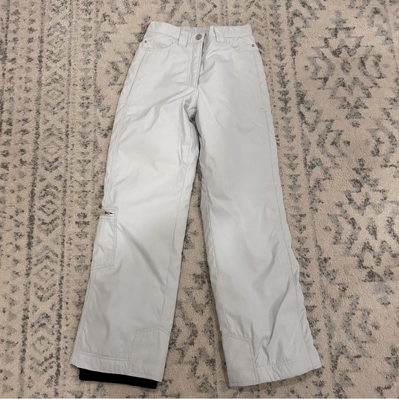Pants - Vintage Luxury Brand Couloir Ski Pants Snowsuit snow pant white/grey waterproof